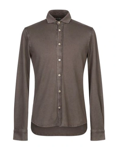 Circolo 1901 1901 Shirts In Dark Brown