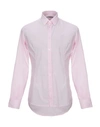 Grey Daniele Alessandrini Shirts In Pink