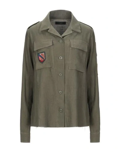 Amiri Shirts In Military Green