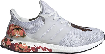 Pre-owned Adidas Originals Adidas Ultra Boost Dna Chinese New Year White (2020) In Crayon White/crayon White/gold Metallic