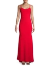 Dress The Population Jodi Mermaid Gown In Rouge