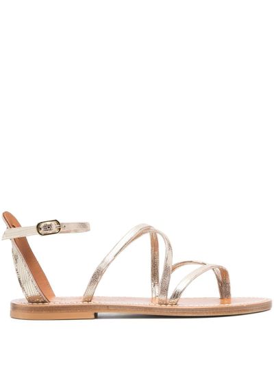 Kjacques Epicure Sandals In Gold