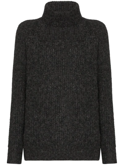 Nili Lotan Douglass Turtleneck Jumper In Grey