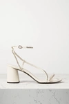 3.1 Phillip Lim Drum Crystal-embellished Leather Sandals In White