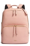 Tumi Varek Hudson Leather Backpack In Blush
