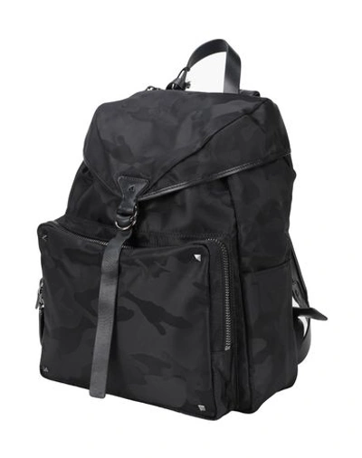 Valentino Garavani Backpack & Fanny Pack In Black
