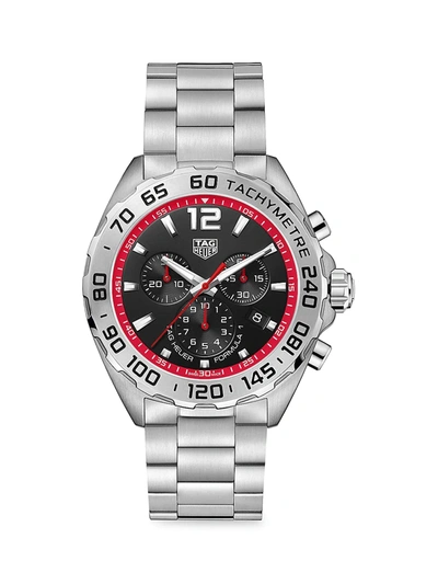Tag Heuer Formula 1 43mm Stainless Steel Quartz Tachymeter Chronograph Bracelet Watch