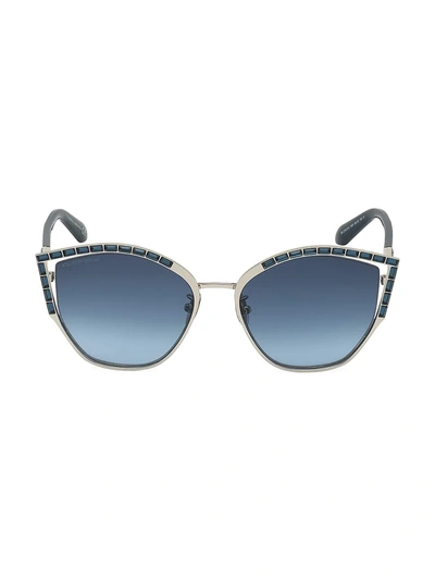 Atelier Swarovski 58mm Cat Eye Swarovski Crystal Sunglasses In Blue