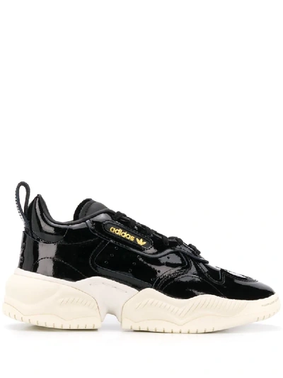 Adidas Originals Supercourt Rx Chunky Sneakers, Black In Core Black