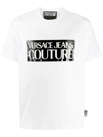 Versace Jeans Couture Men's Logo Typographic T-shirt In White