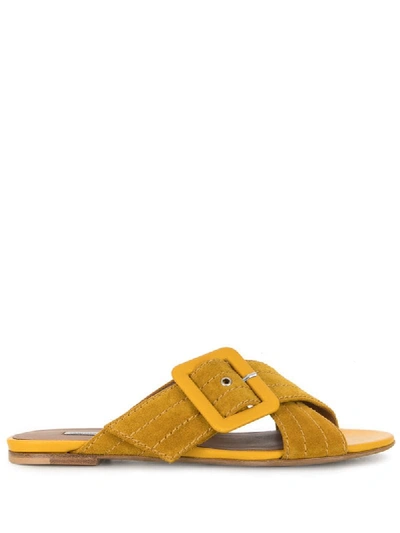 Tabitha Simmons Leni Sandals In Mustard In Yellow