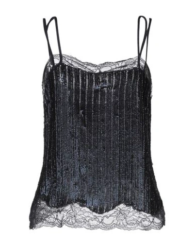 Semicouture Tops In Blue