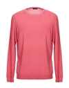 Drumohr Sweaters In Coral