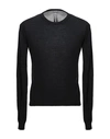 Rick Owens Sweaters In Black