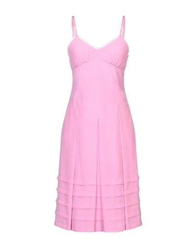 Moschino Midi Dresses In Pink