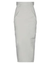 Rick Owens 3/4 Length Skirts In Light Grey