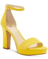 Vince Camuto Sathina Dress Sandals Women's Shoes In Daisy Yellow