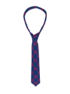 Gucci Kids' Interlocking Logo Tie In Blue