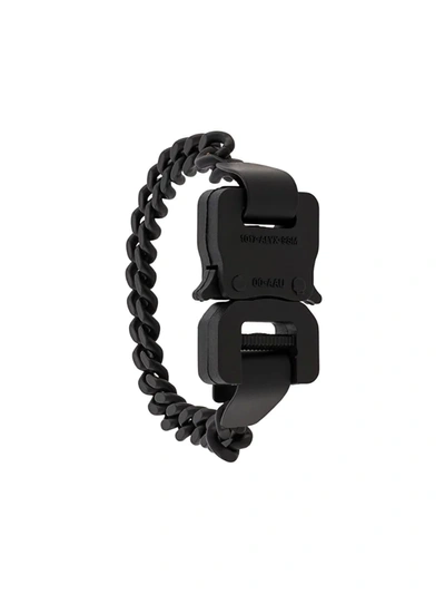 Alyx Buckle-fastening Chain Bracelet In Black
