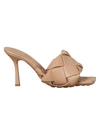 Bottega Veneta Bv Lido Sandals In Nude