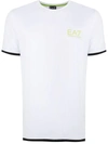 Ea7 Chest Logo T-shirt In White