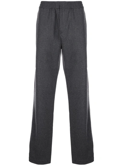 Sunspel Elasticated Waist Track Trousers In Grey