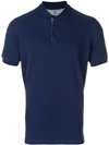 Brunello Cucinelli Signature Piqué Polo Shirt In Blue
