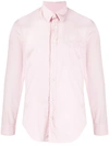 Maison Margiela Cotton Long Sleeved Top In Pink