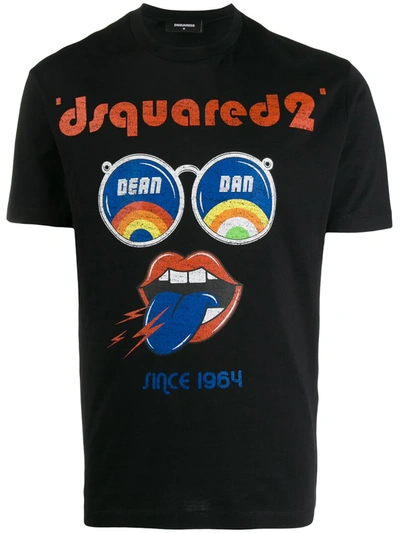 Dsquared2 1964 Crew Neck T-shirt In Black