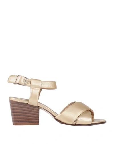 Pomme D'or Sandals In Gold
