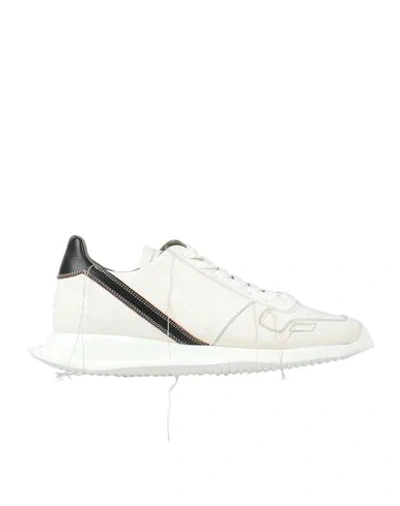 Rick Owens Sneakers In Ivory