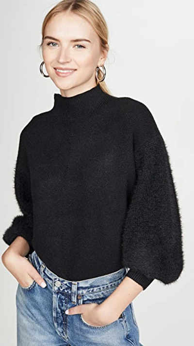 Line & Dot Claire Sweater In Black