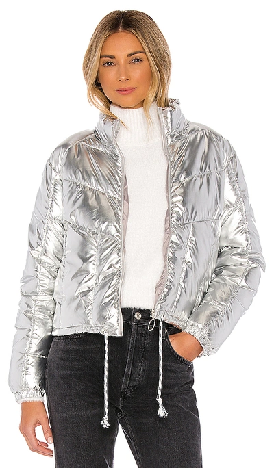 Central Park West Miami Puffer In Silver