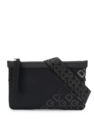 Dolce & Gabbana Belt Bag Neoprene In Hnndn Dg Mania Logo