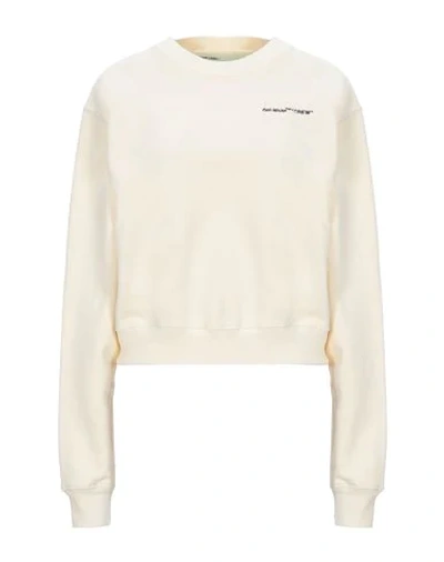 Off-white Sweatshirt In Ivory