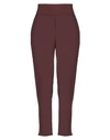 Manila Grace Casual Pants In Cocoa