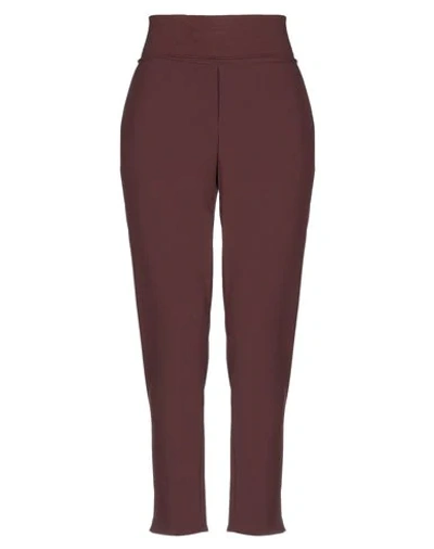 Manila Grace Casual Pants In Brown