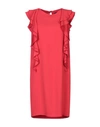 Antonelli Short Dresses In Red