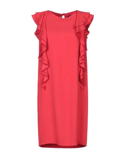 Antonelli Short Dresses In Red