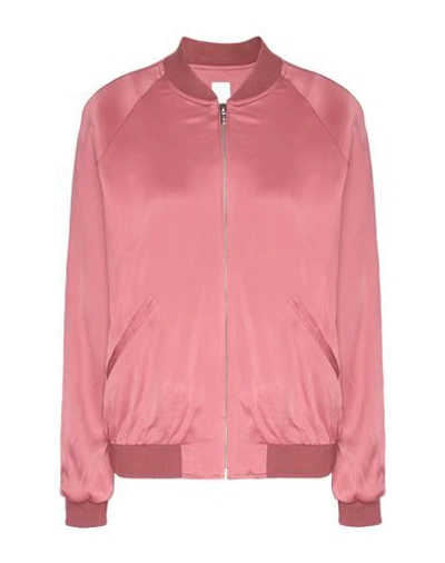 8 By Yoox Jackets In Pastel Pink