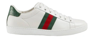 Pre-owned Gucci Ace Classic (women's) In White