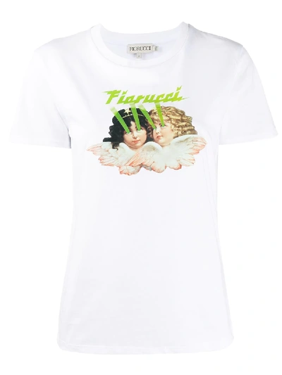 Fiorucci Angels Laser Print T-shirt In White