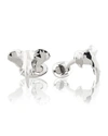 Fils Unique Ziggy Elephant Sterling Silver Cufflinks