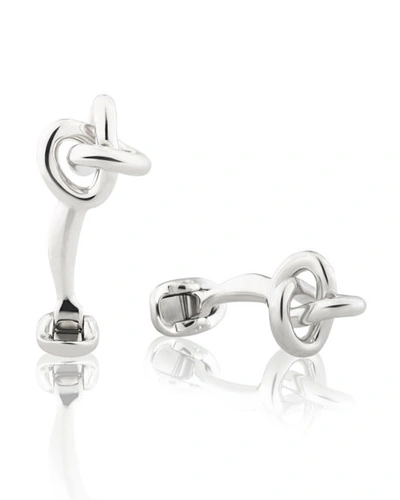 Fils Unique Gambit Sterling Silver Cufflinks