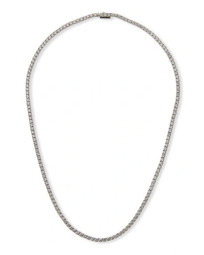 Nm Diamond Collection 18k White Gold Diamond Tennis Necklace, 11.78tcw