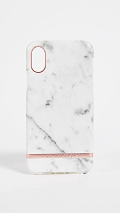 Richmond & Finch White Marble & Rose Iphone X/xs Case