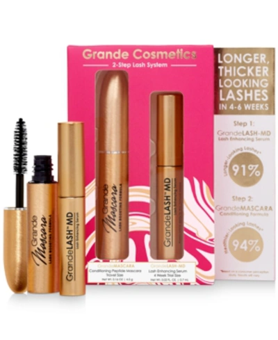 Grande Cosmetics Limited Edition 2-step Lash System And Hair Turban Towel Set