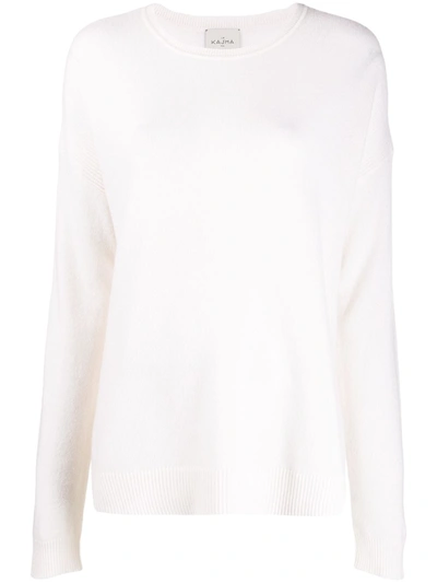 Le Kasha Crête Relaxed-fit Cashmere Jumper In White