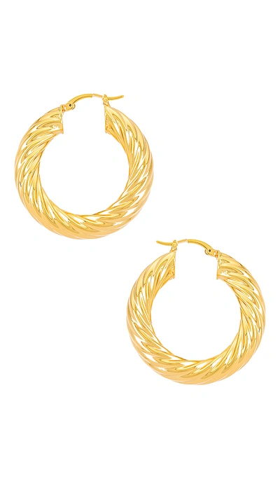 Lili Claspe Gina Hoops In Gold
