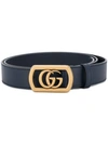 Gucci Gg Buckle Belt In Blue